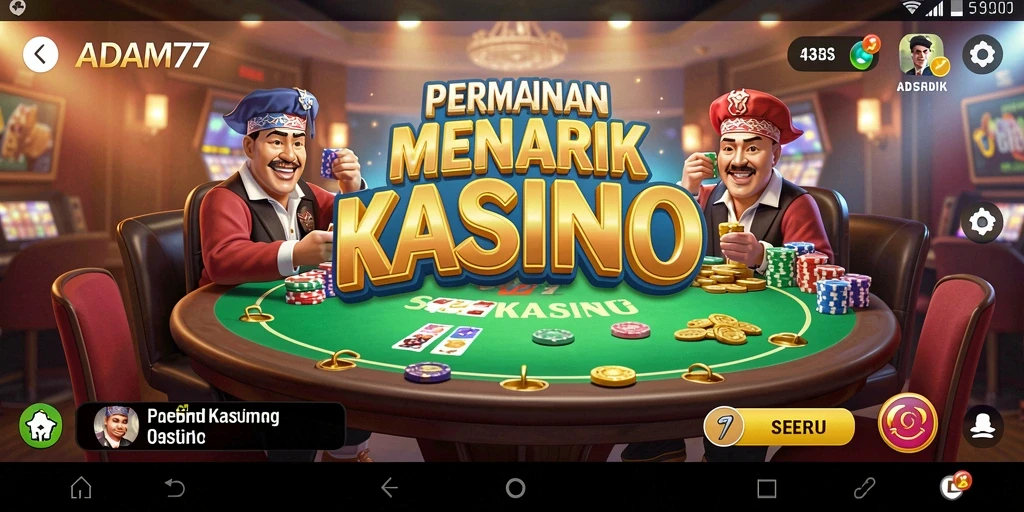 Screenshot dari gameplay seru di ADAM77.