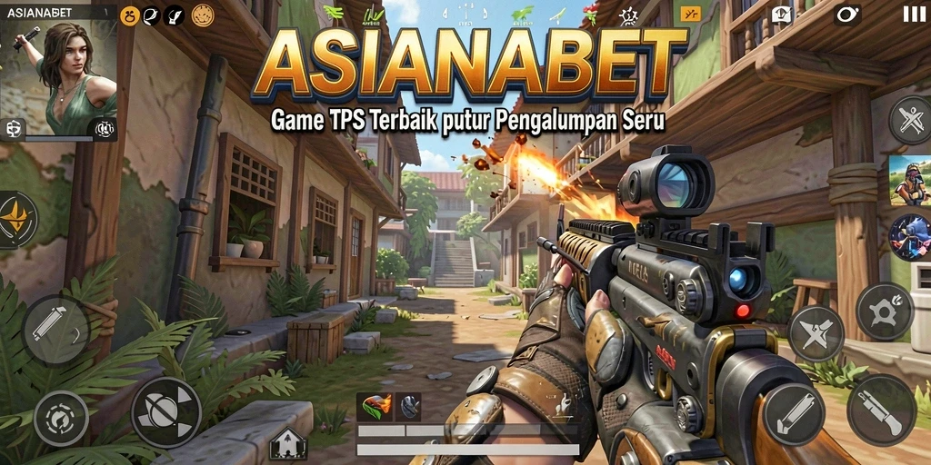 Screenshot gameplay ASIANABET yang menunjukkan aksi mendebarkan dalam TPS.