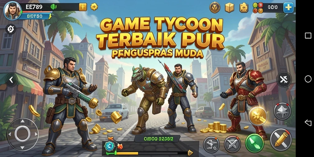Tampilan gameplay seru dan interaktif dalam EE789.