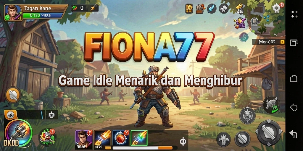 Tampilan gameplay seru dari FIONA77 yang menggugah selera.
