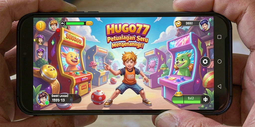 Screenshot gameplay HUGO77 menunjukkan aksi seru dan grafis yang menarik.