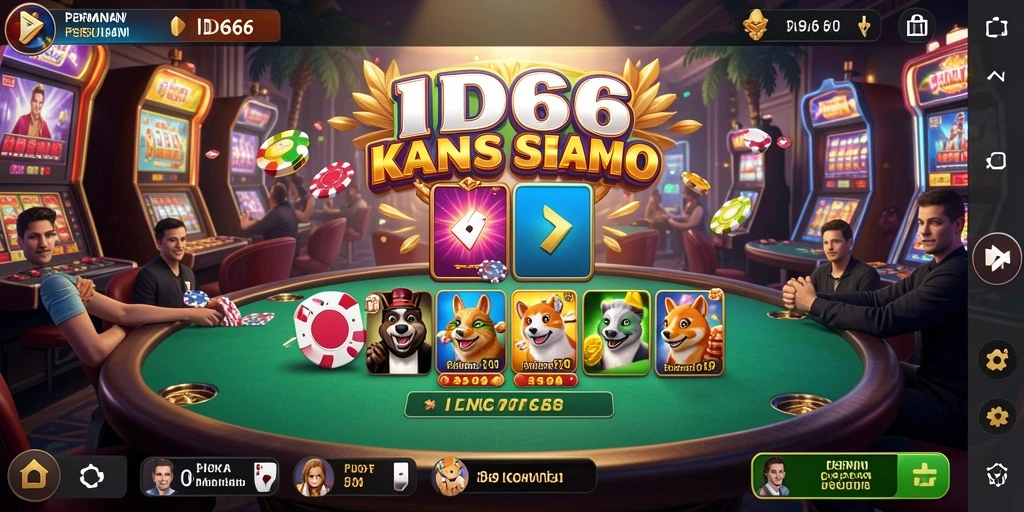 Gameplay menarik ID66 dengan suasana Kasino yang nyata