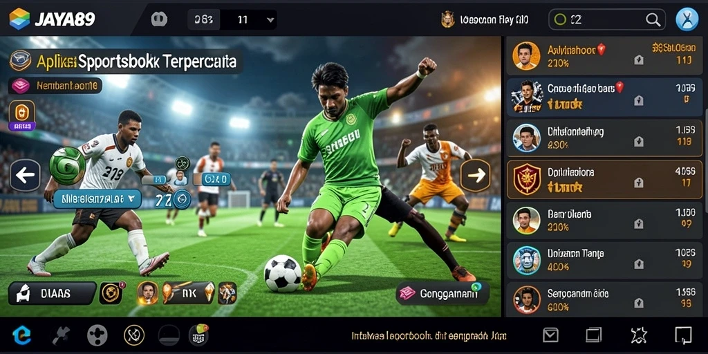 Tampilan screenshot JAYA89 menampilkan antarmuka taruhan olahraga yang menarik.