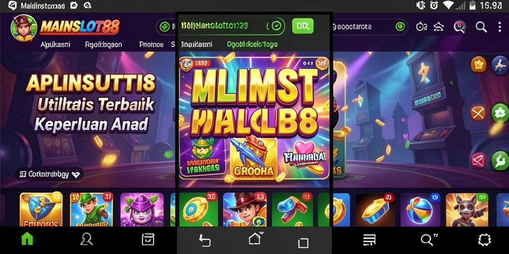 Tampilan utama MAINSLOT88 dengan akses mudah ke berbagai fitur.