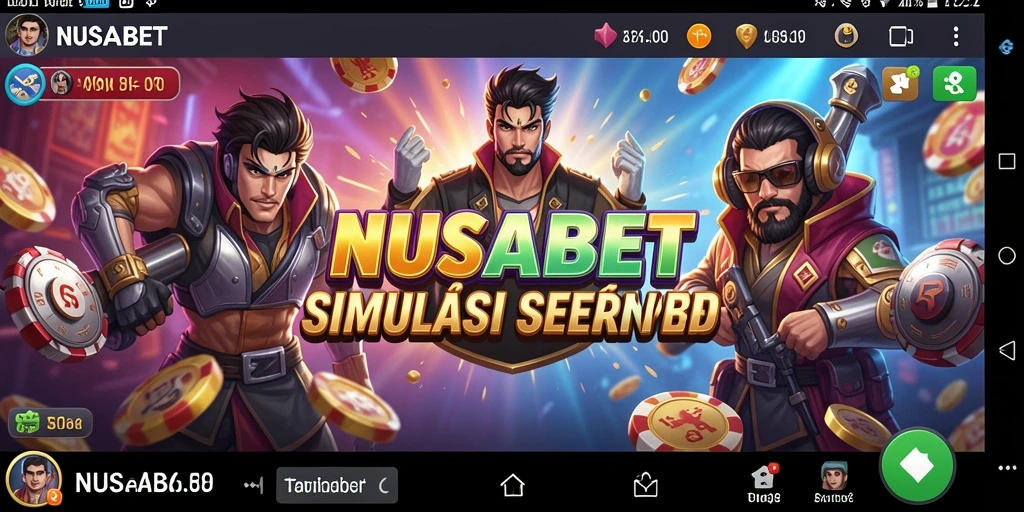 Tampilan gameplay NUSABET yang seru dan interaktif.