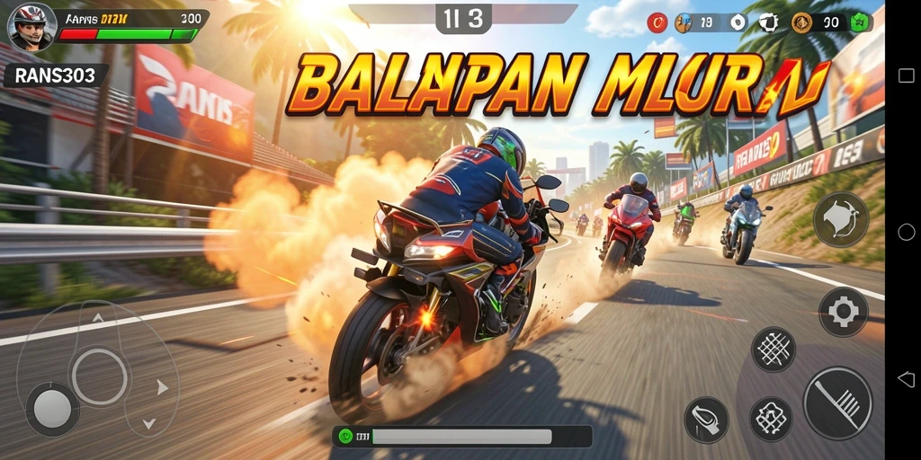 Tampilan gameplay RANS303 yang mendebarkan dan penuh aksi.