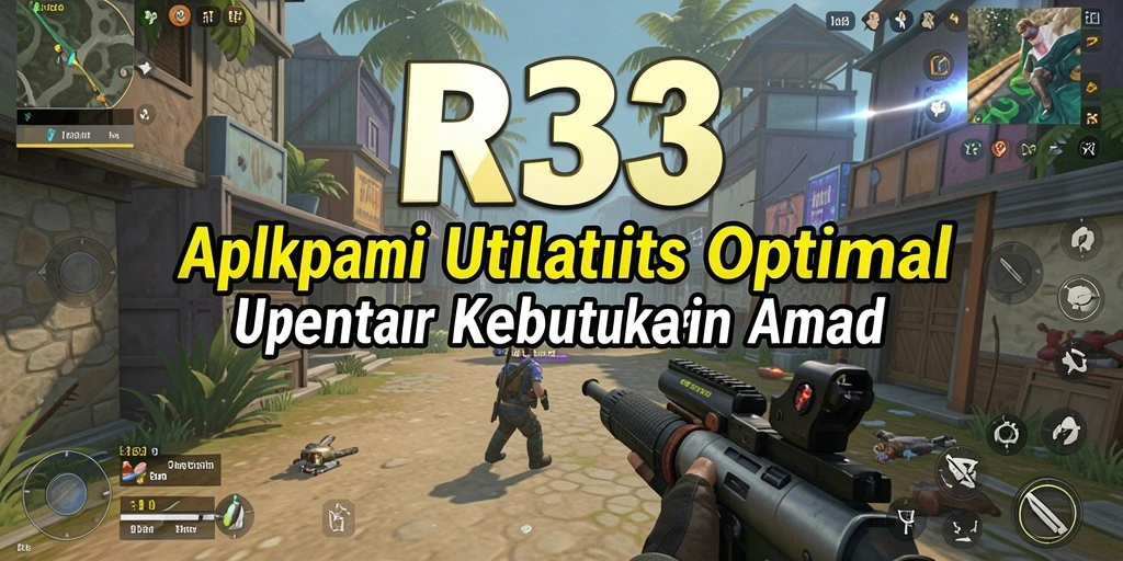 Screenshot utama dari gameplay Utility RR33 yang menunjukkan antarmuka yang intuitif.
