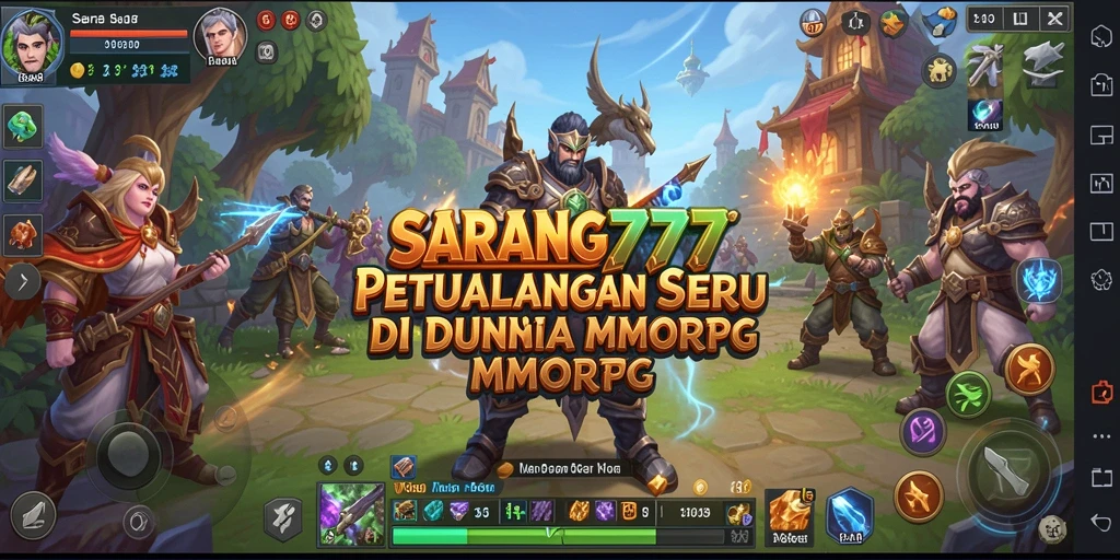 Tampilan gameplay <strong>SARANG777</strong> yang menakjubkan dalam dunia MMORPG.