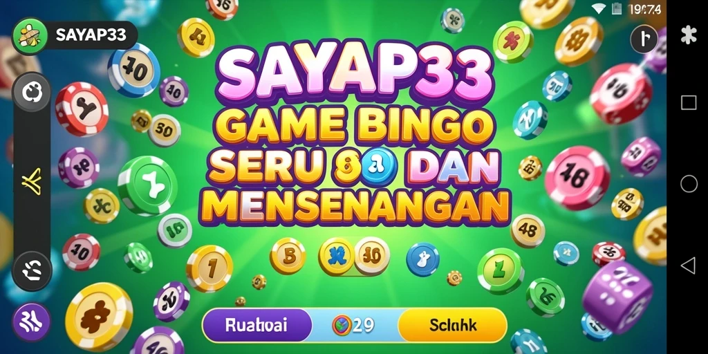 Tampilan gameplay Bingo yang seru dan interaktif di SAYAP33