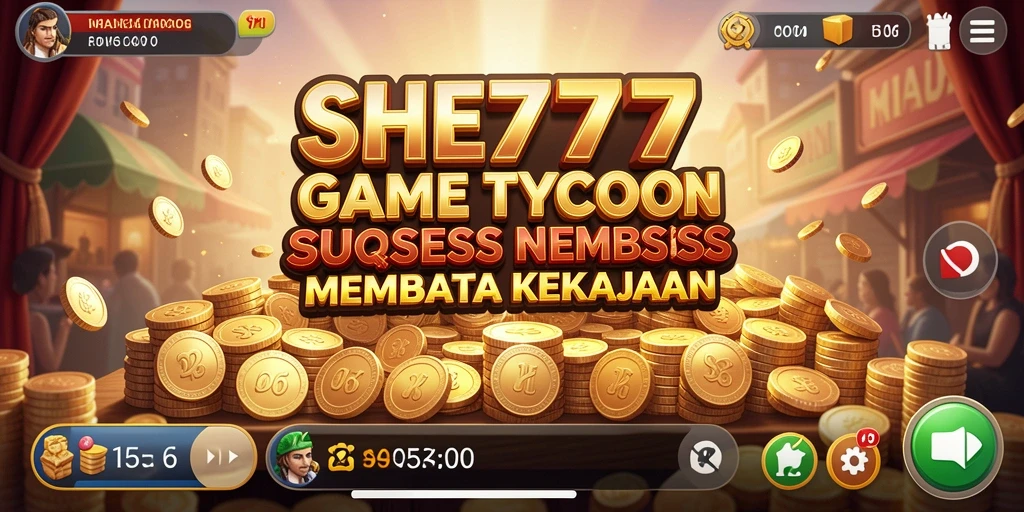 Tampilan gameplay <strong>SHE777</strong> yang menarik dan interaktif bagi pemain Tycoon.