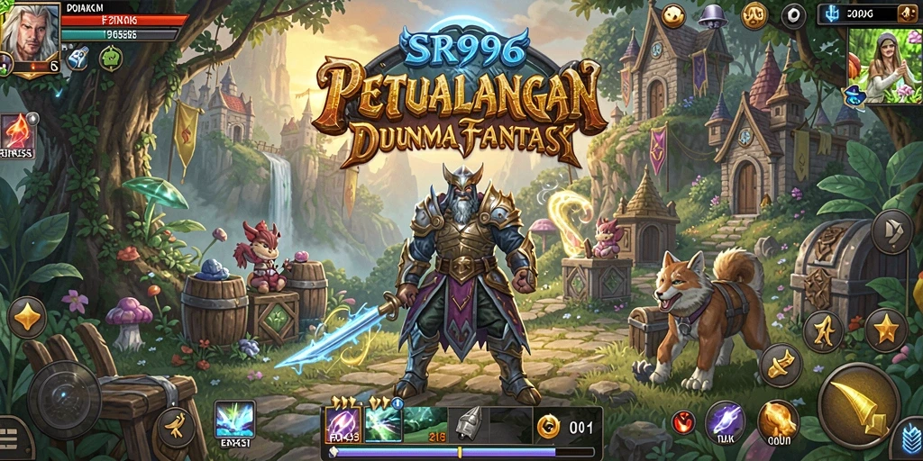 Tampilan gameplay SR996 yang penuh aksi dan petualangan.