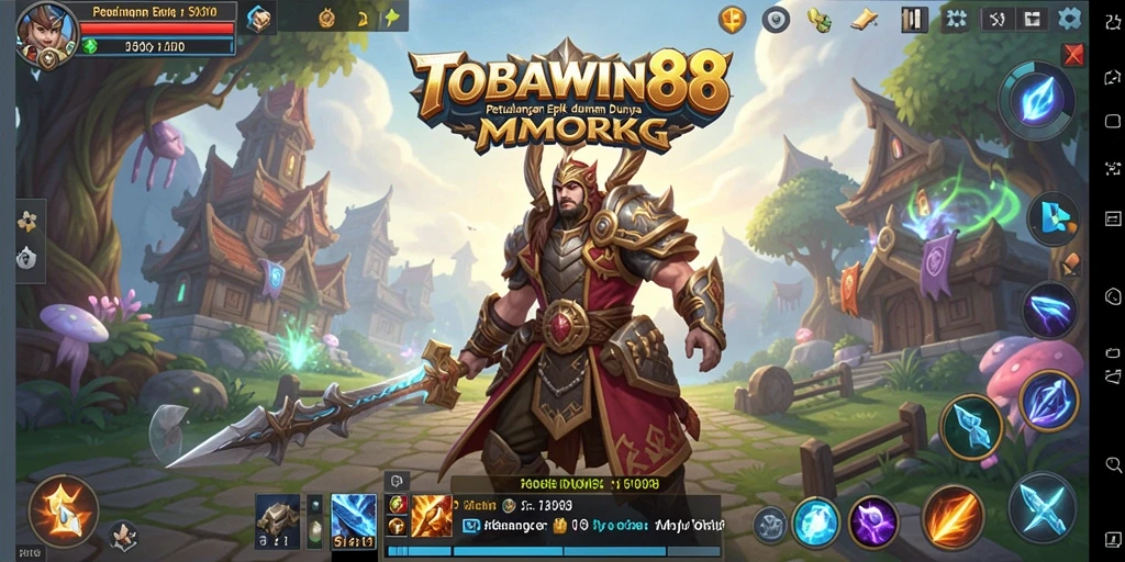 Gameplay seru TOBAWIN88 di dunia fantasi.