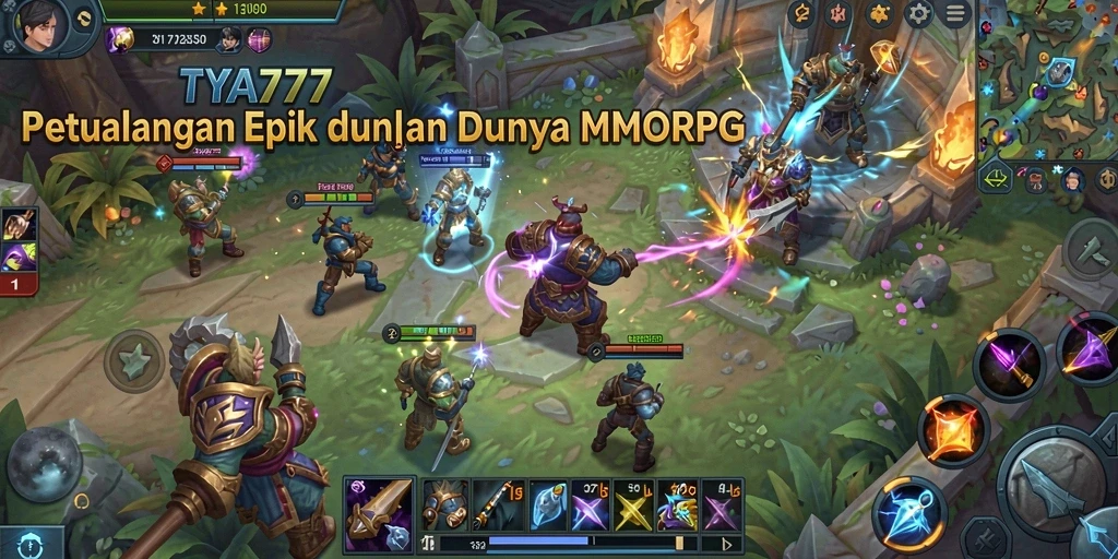 Gameplay MMORPG seru di TYA777 dengan grafis menawan.