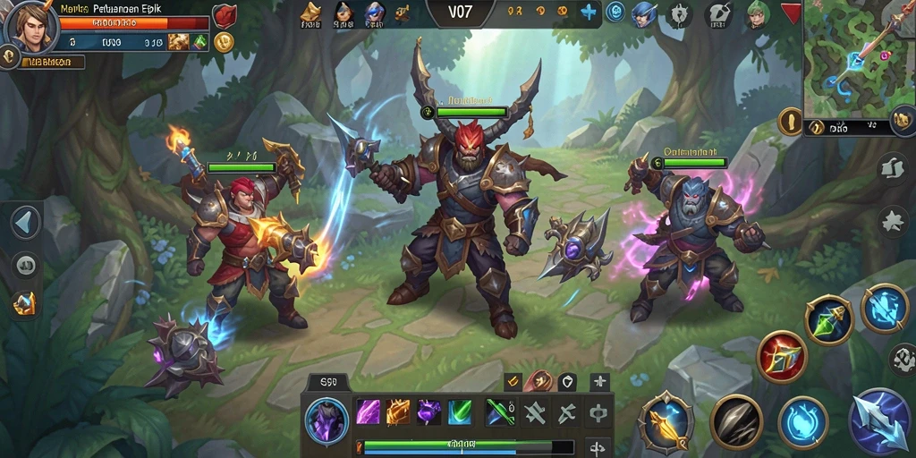 Tampilan menakjubkan dari petualangan MMORPG di V07.