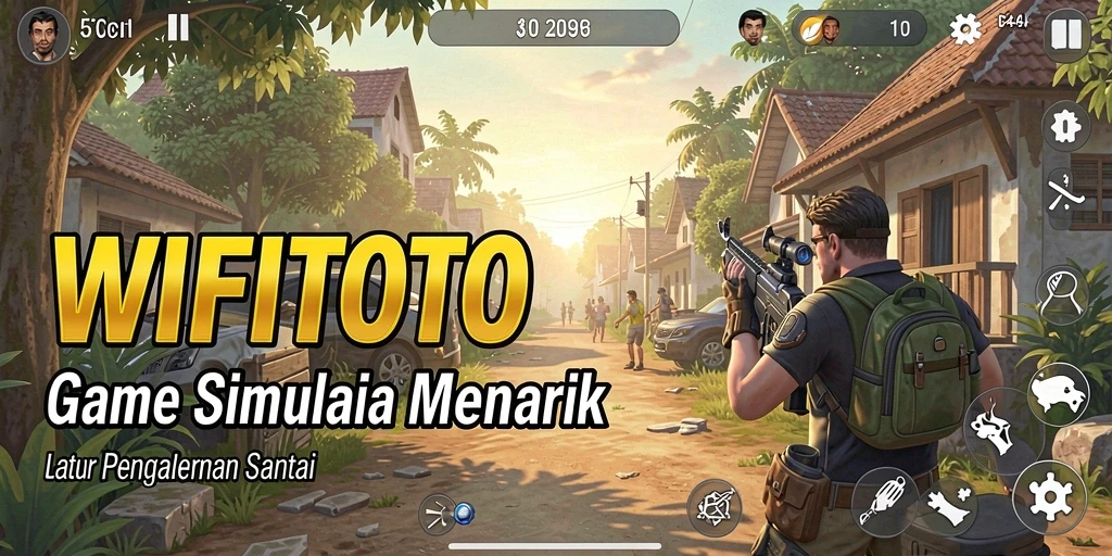 Tangkapan layar gameplay WIFITOTO yang menampilkan aktivitas interaktif.