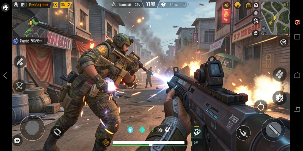 Gameplay seru XR88 dengan pertempuran intens